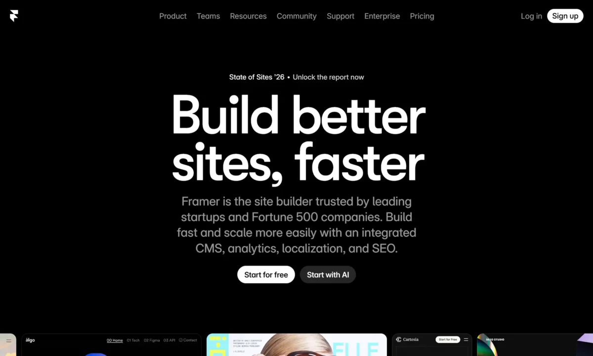 6 Best Website Builders for SEO (An Honest, No-Jargon Guide) 6 | Webhive Digital Framer